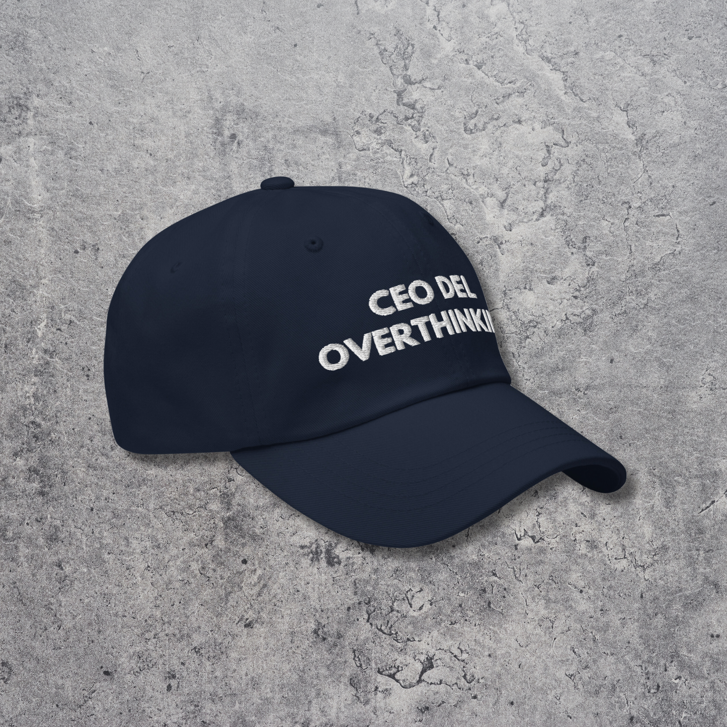 Gorra Bordada "CEO del Overthinking"