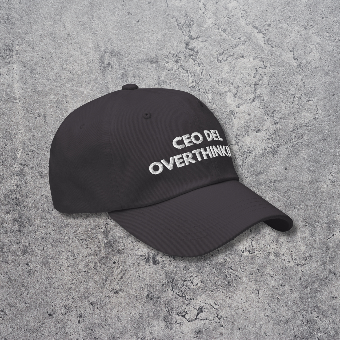 Gorra Bordada "CEO del Overthinking"